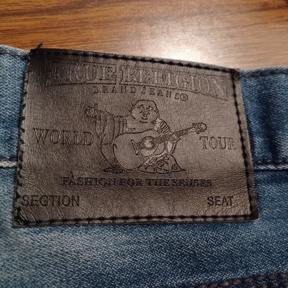 TRUE RELIGION Jeans Pants Blue Denim 42 X 32 - Picture 12 of 12